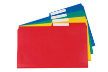 Load image into Gallery viewer, Poly Legal File Folders, 1/2 Cut, 12/pk, 4 Colors
