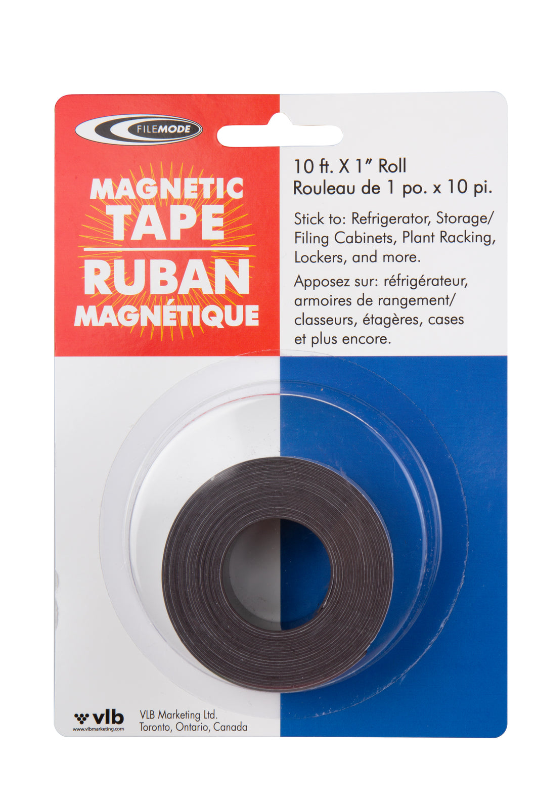 Mag Mount, Adhesive Magnetic Tape, Dispenser, 16' roll