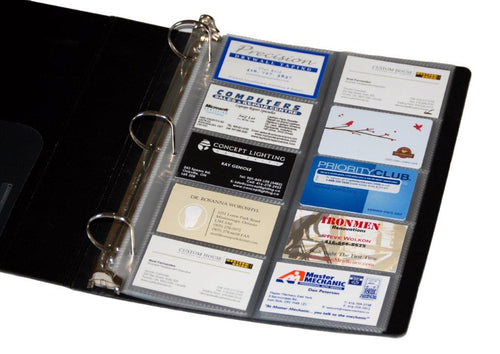 64073 business card holder sheet