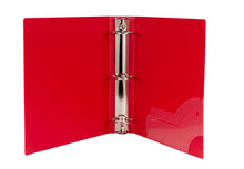 Load image into Gallery viewer, Extra Thick Poly Binders, Spine Pockets, 2&quot; , Red
