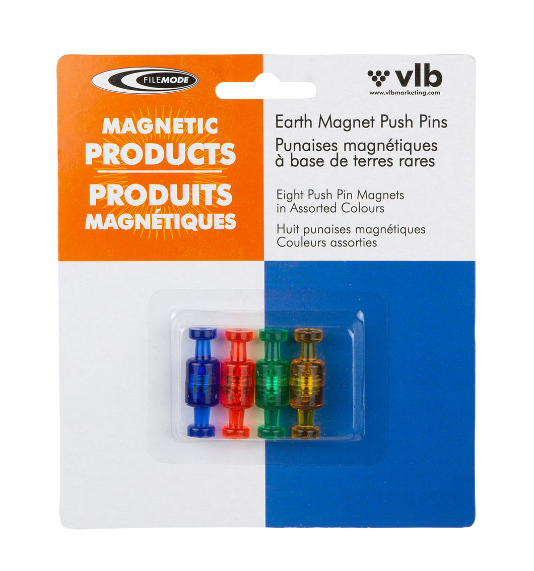 61204 magnetic push pins in package